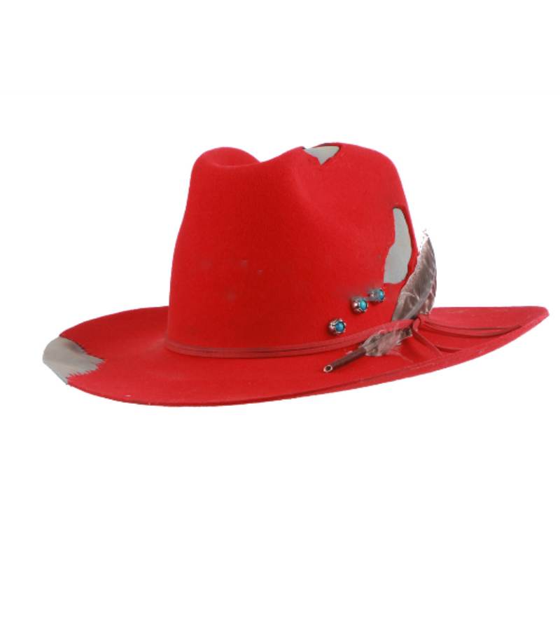 Vintage Fashion Cowboy Hat With Feathers Wholesale